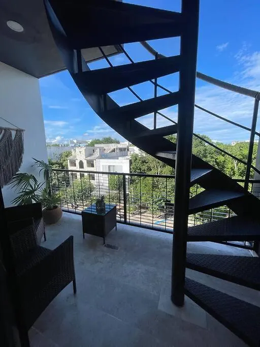 Penthouse Cerca De La Playa Lägenhet Tulum