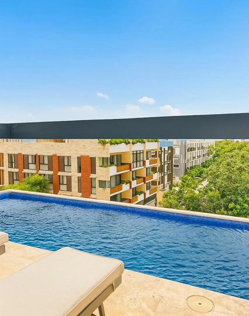 Penthouse Cerca De La Playa Lägenhet Tulum